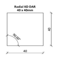 Square Edge 40 x 40mm Dressed Screenboard
